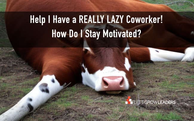 Help I Have a REALLY LAZY Coworker! How Do I Stay Motivated?
