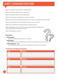 sample courageous questions